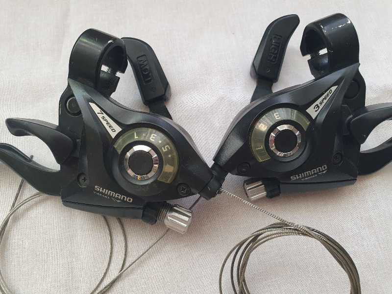 манетки shimano 3х7