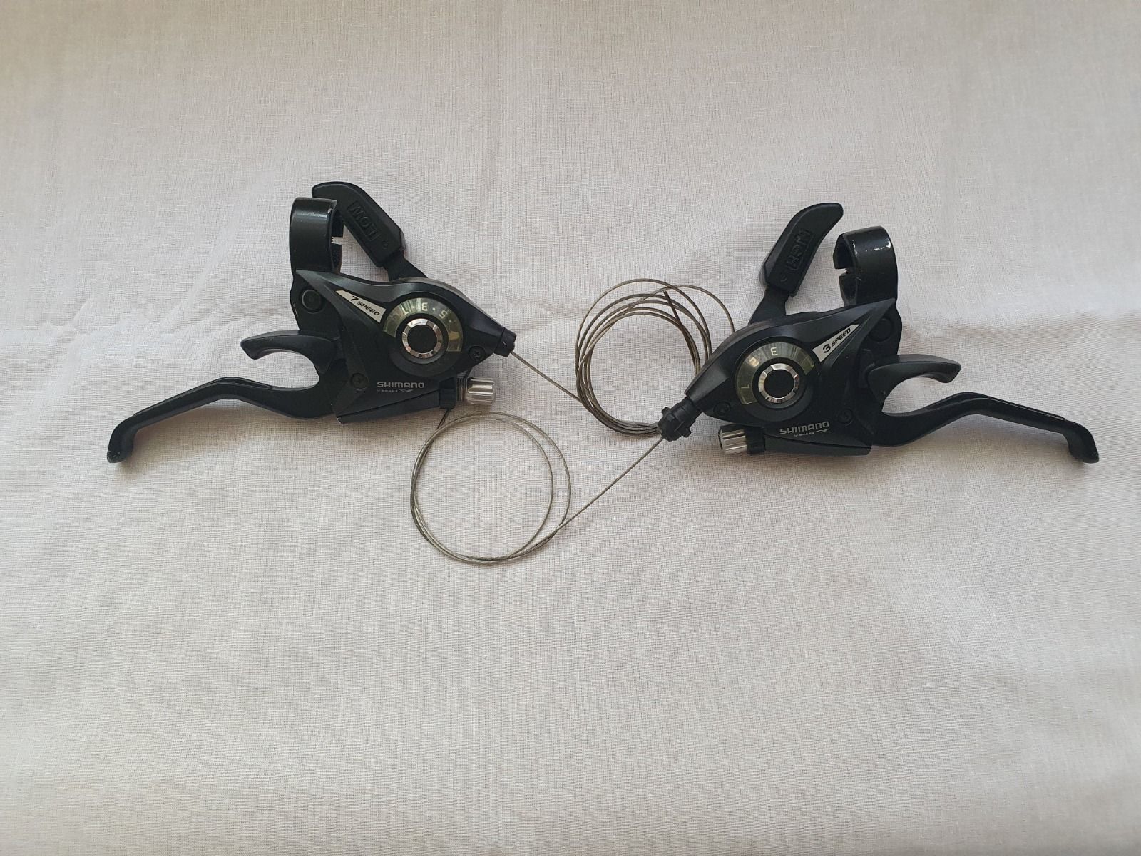 манетки shimano 3х7