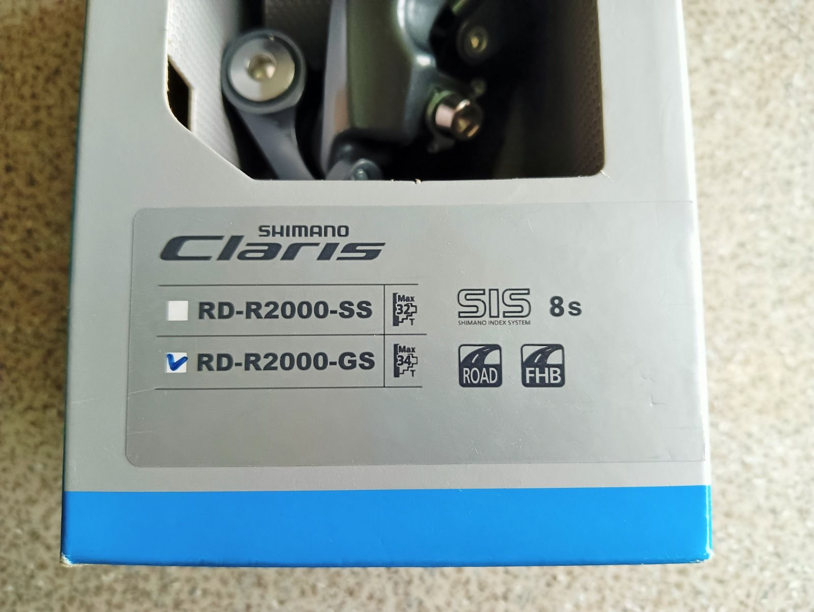 Переключатель задний SHIMANO Claris RD-R2000 GS 8s