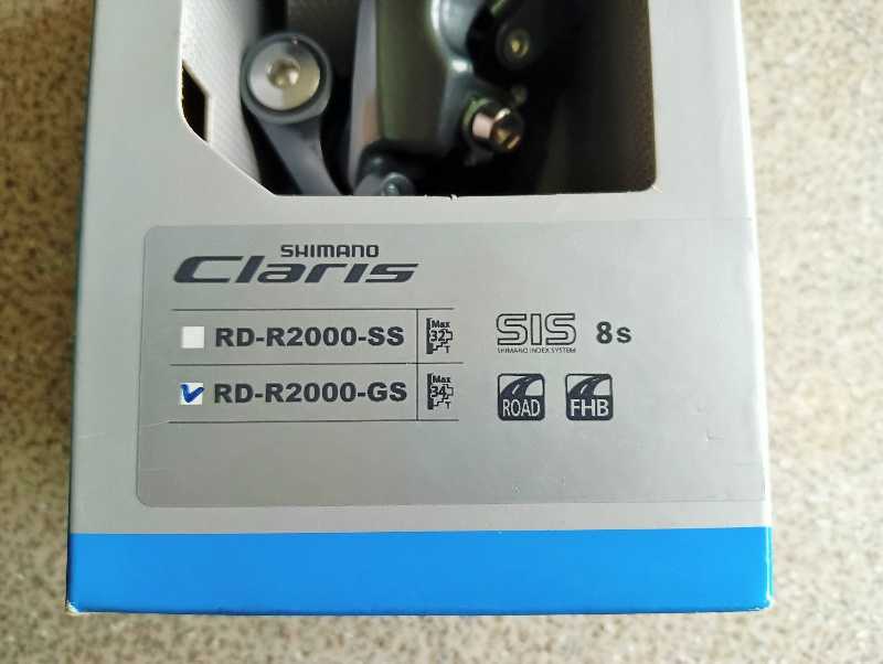 Переключатель задний SHIMANO Claris RD-R2000 GS 8s