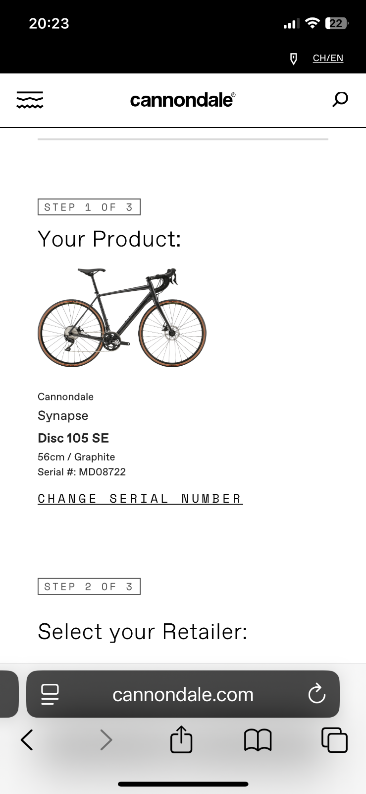 Велосипед  Cannondale Synapse Disc 105 SE
