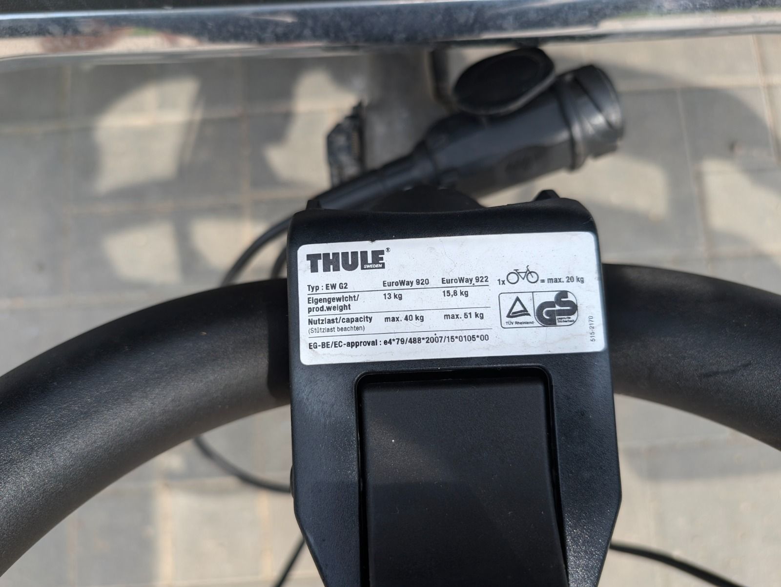 Велокрепление Thule EuroWay 920