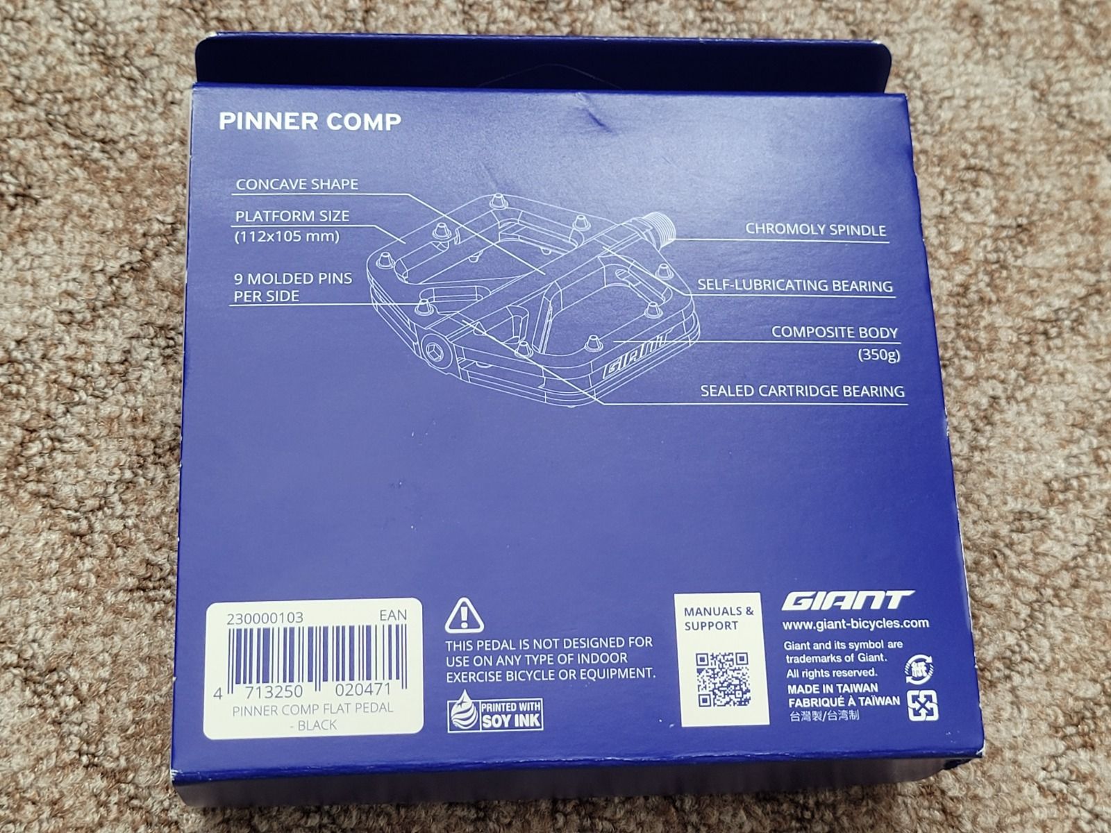 Новые педали Giant Pinner Comp