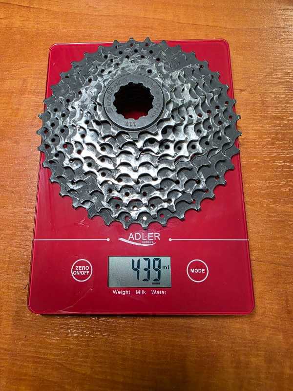 Касета SunRace, 9 скоростей, 11-36t