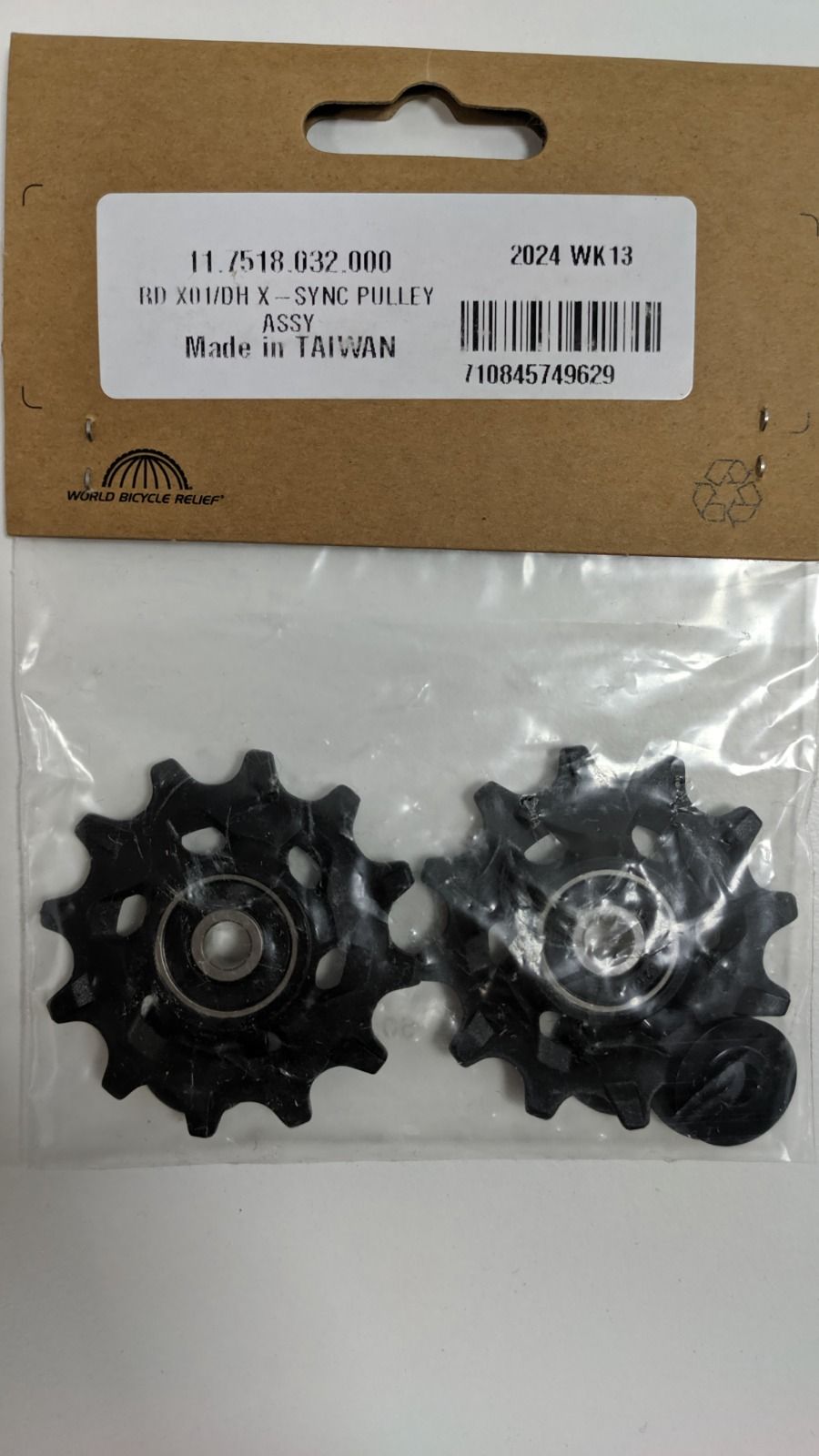 Новые ролики заднего переключателя SRAM 11ск XX1/X01/X1/GX/X0DH/Rival1/Force CX1/Force1