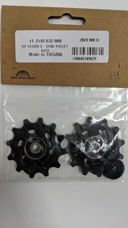 Новые ролики заднего переключателя SRAM 11ск XX1/X01/X1/GX/X0DH/Rival1/Force CX1/Force1