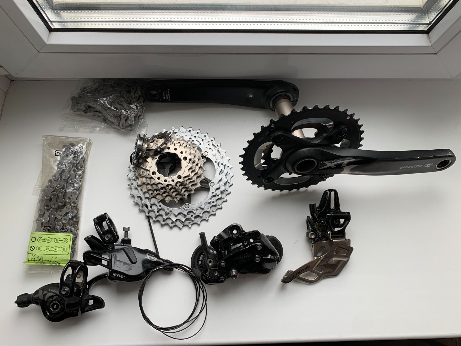 Манетка и переключатель Sram X0 2spd