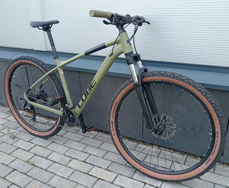Cube Aim Race 29'' MTB olive grün 2024