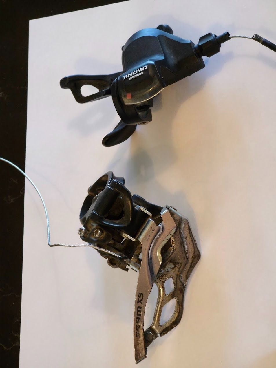 Передний переклюк SRAM X5 + ручка переключателя