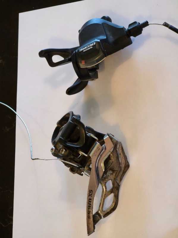 Передний переклюк SRAM X5 + ручка переключателя