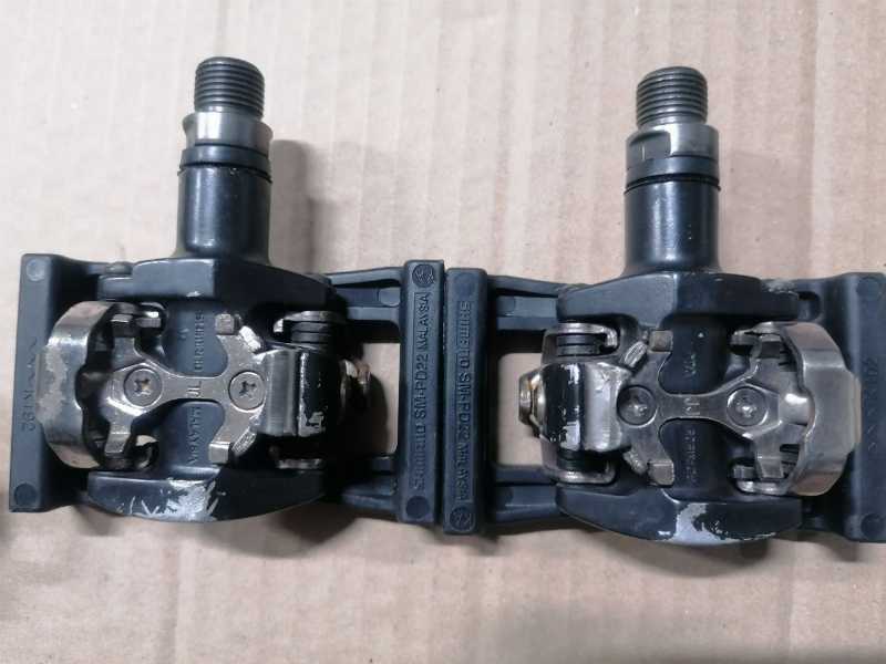 Контактные педали Shimano PD-M520 + Накладки  платформы