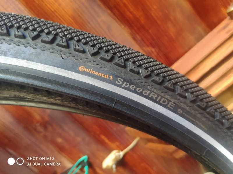 Комплект Continental Speed Ride 42-622 (700x42c) черная Reflex, жесткий корд