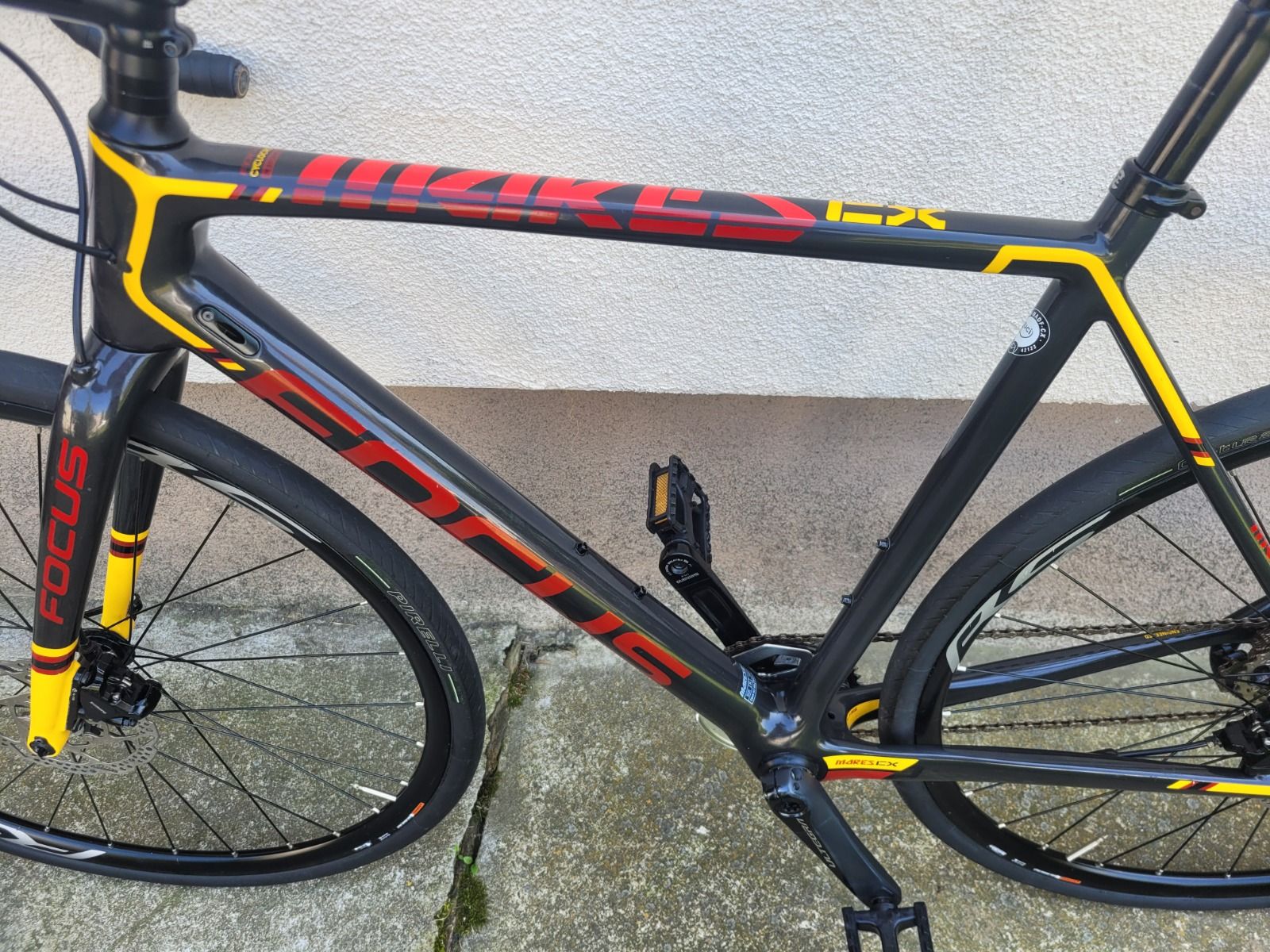 Карбоновый FOCUS CYCLOCROSS, гидравлика, на осях, колёса 28, рама М.
