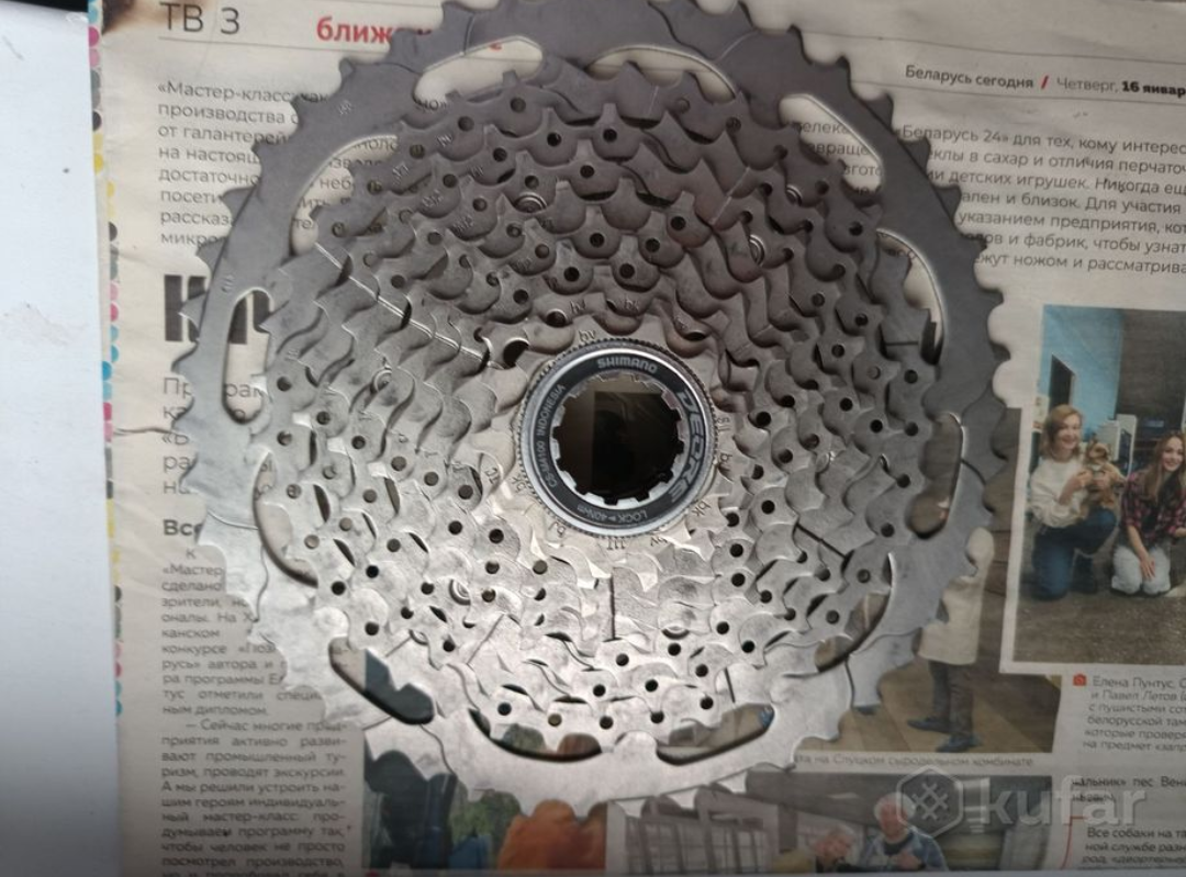 Кассета shimano deor m 4100 на 10 скоростей