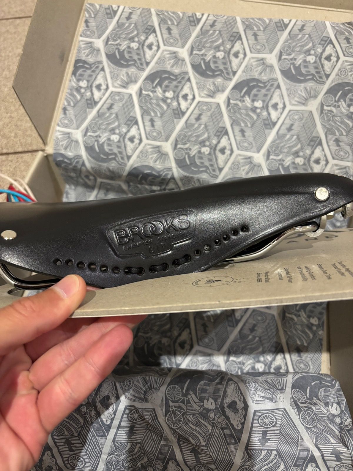 Седло Brooks B17 Carved