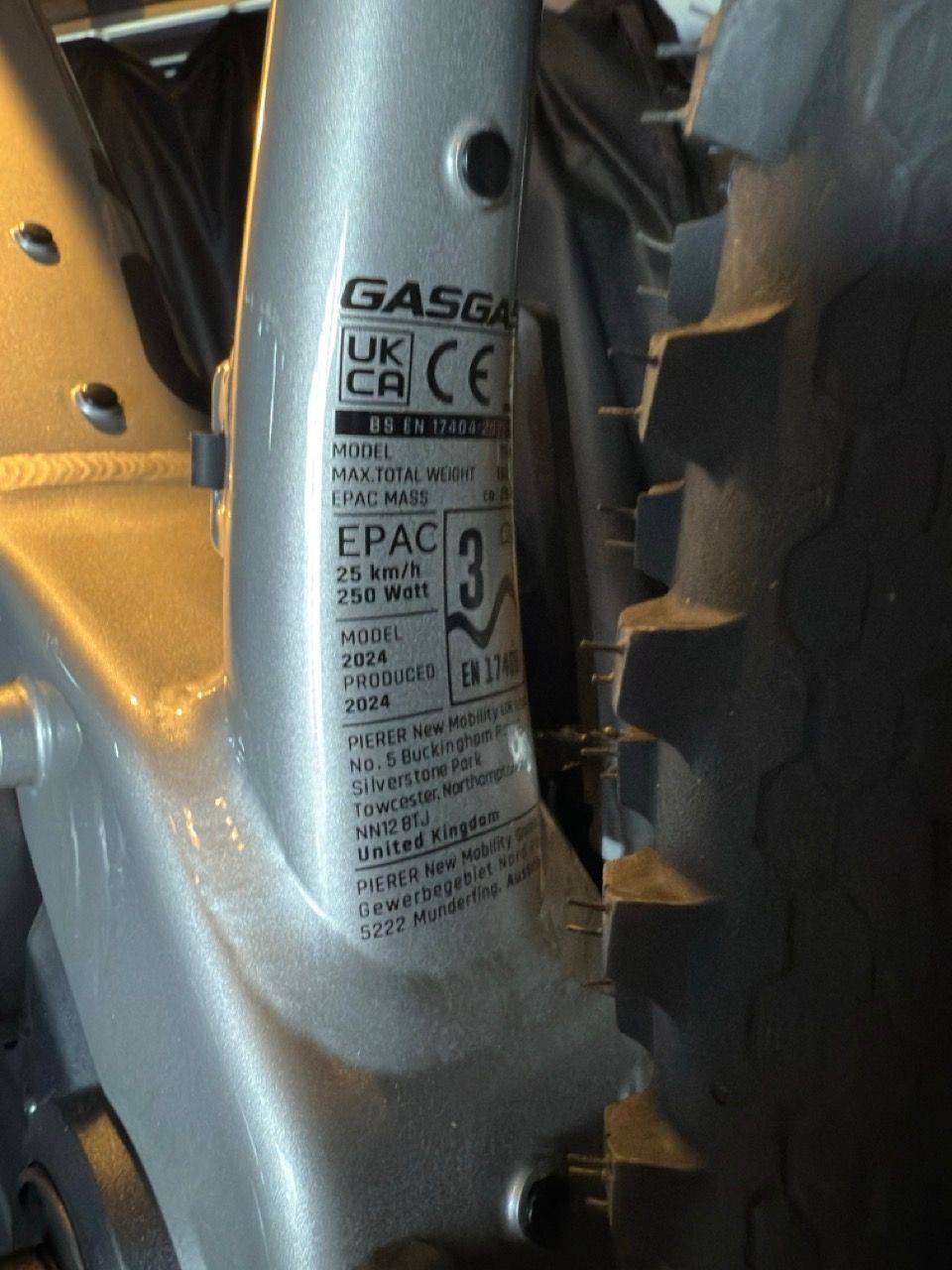 Электро Велосипед GASGAS TRA4
