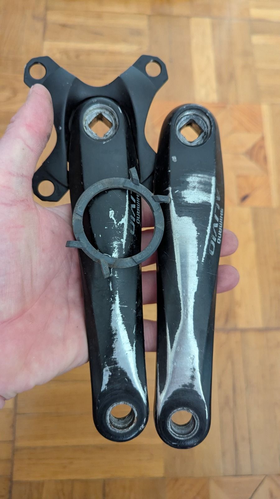 Шатуны 170мм Shimano квадрат