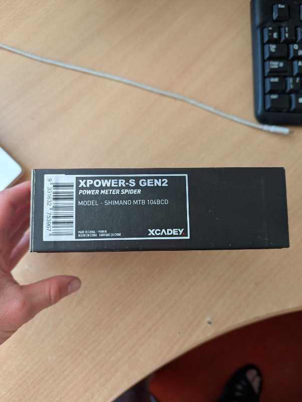 XPOWER-S GEN2 POWER METER SPIDER SHIMANO MMB 104BCD