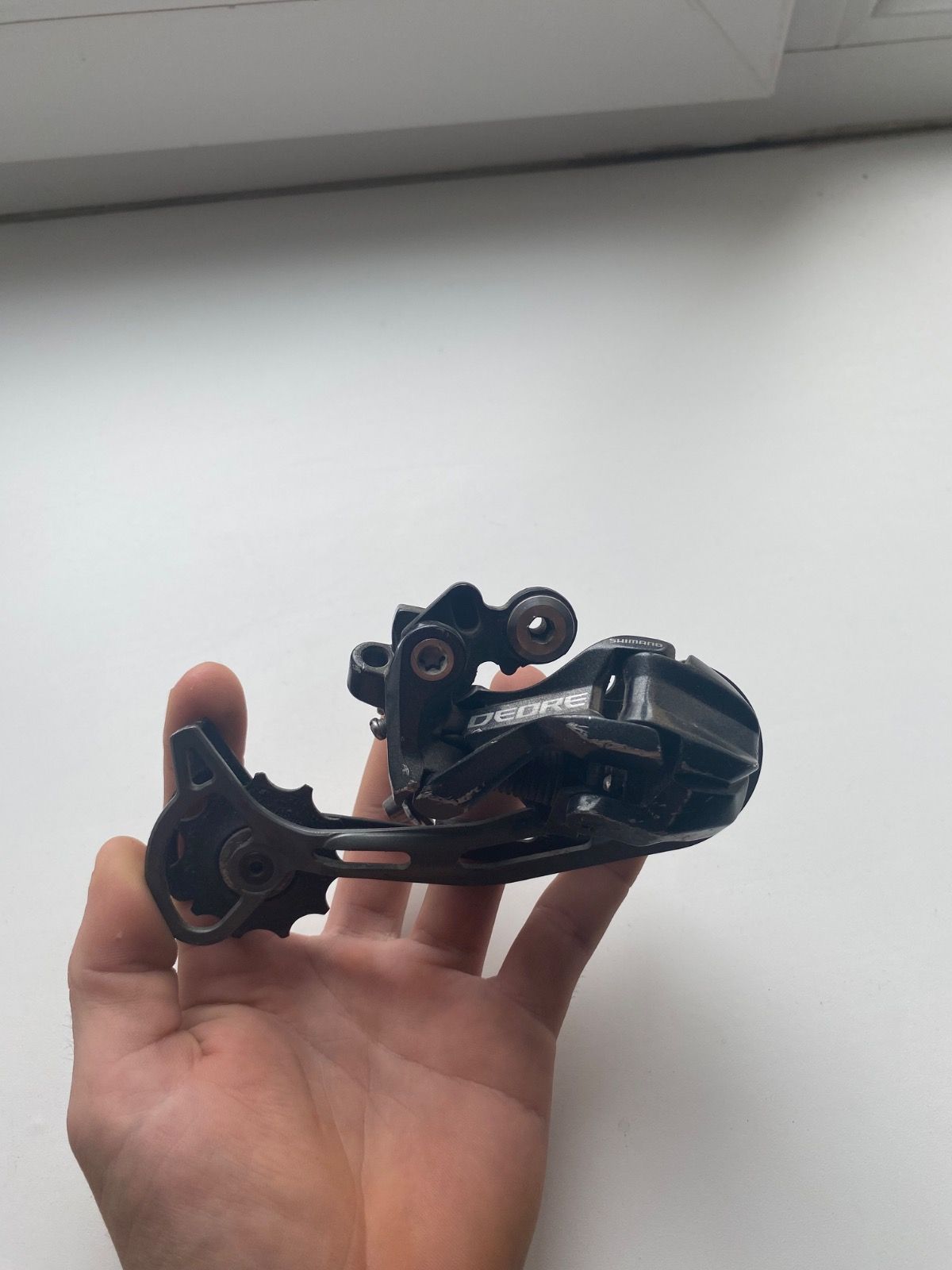 Задний переключатель shimano Deore m592 9sp.