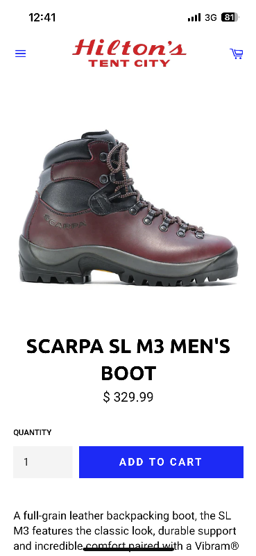 SCARPA SL M3 Leather Walking Hikin альпинизм горы