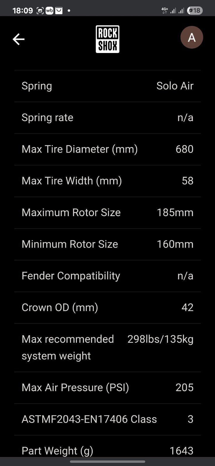 Rockshox Judy gold 26