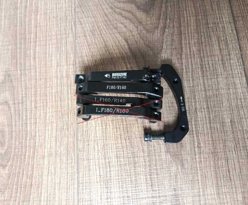 Адаптеры для дискового тормоза IS-PM F180/R160 F160/R140