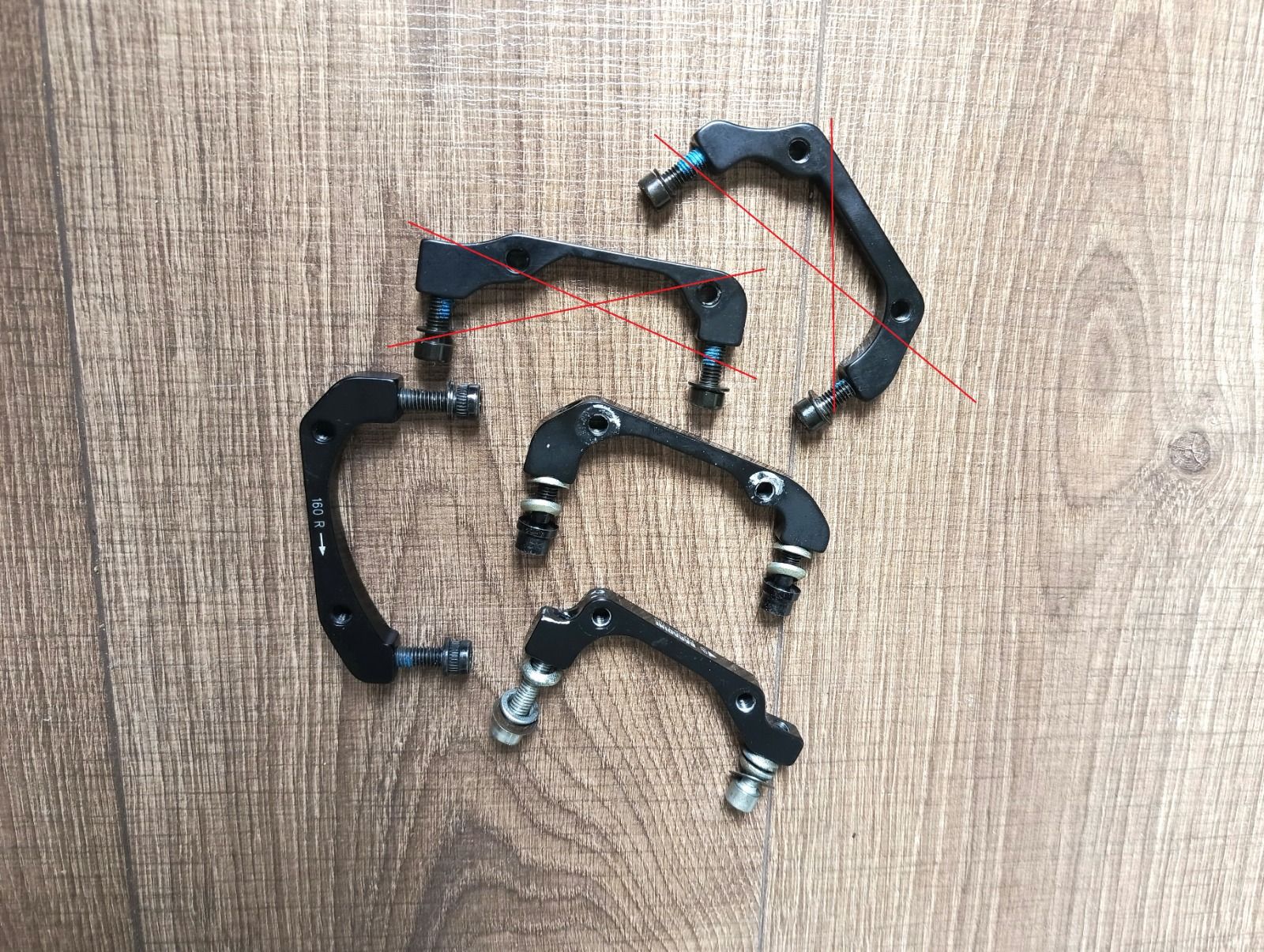 Адаптеры для дискового тормоза IS-PM F180/R160 F160/R140