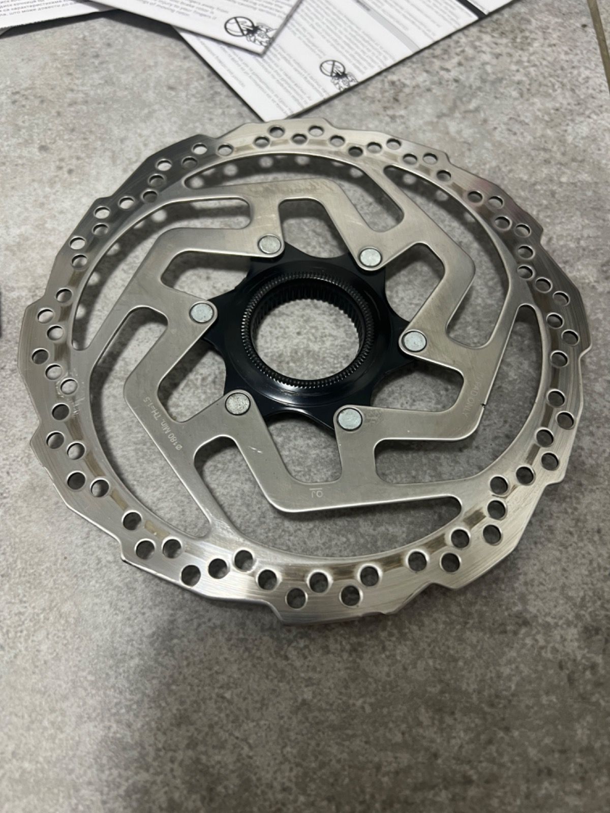 Комплект роторы Shimano SM-RT10 CL - 180 и 160 мм.