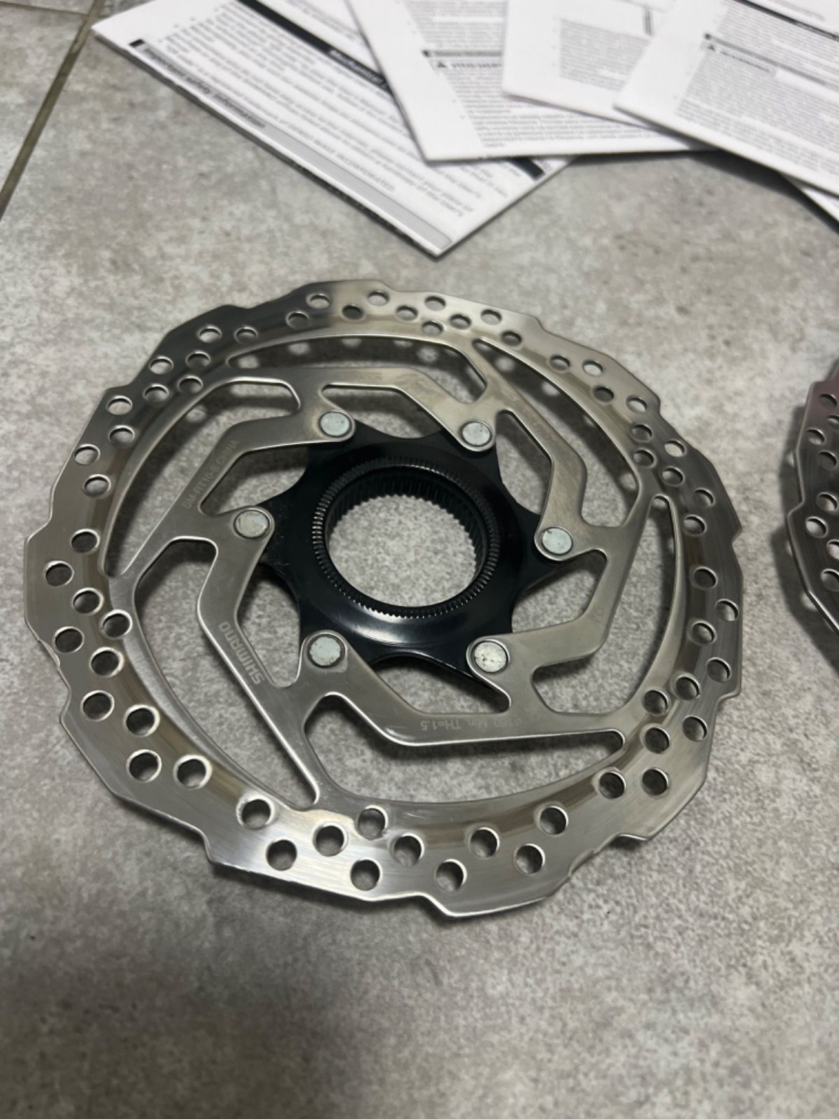 Комплект роторы Shimano SM-RT10 CL - 180 и 160 мм.