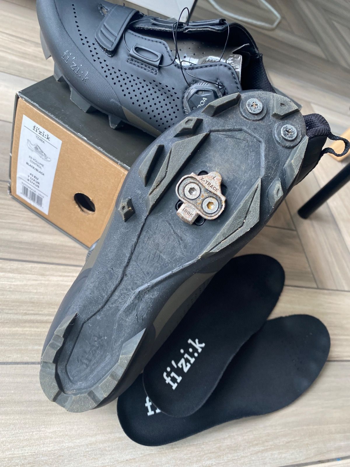 Велотуфли Fizik Terra X5 Black 41р + SPD Look