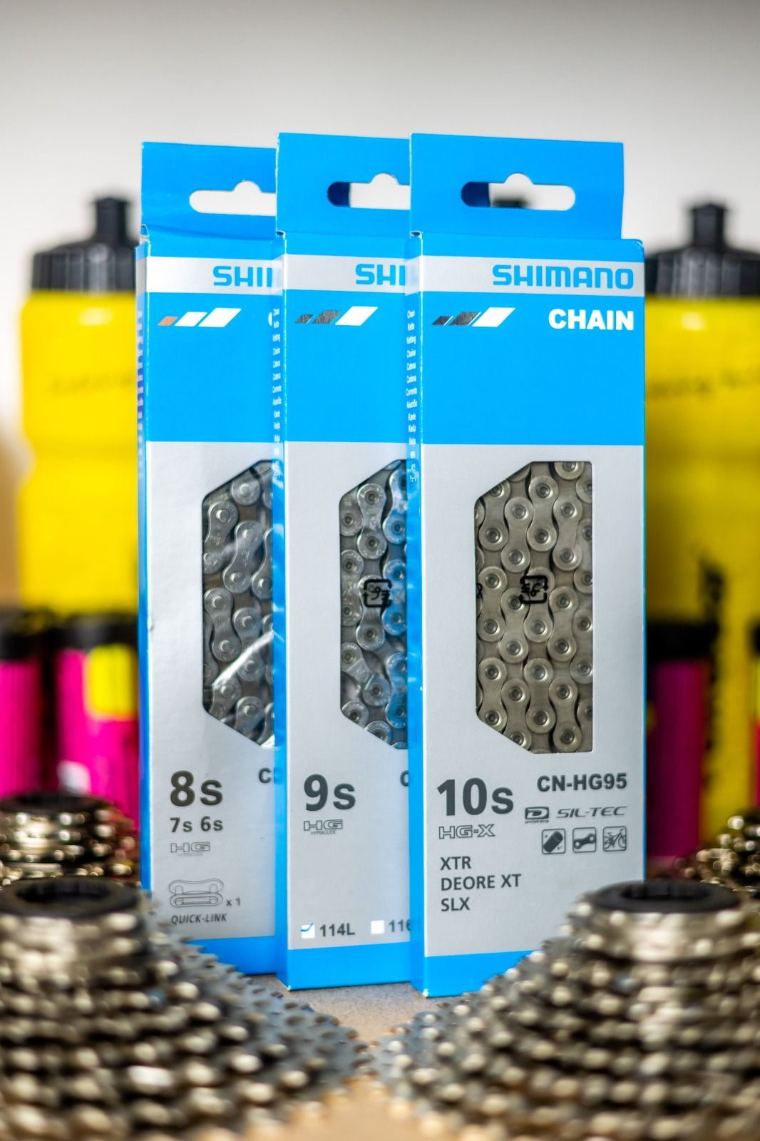 Новая цепь Shimano HG95, 10ск, 116 зв
