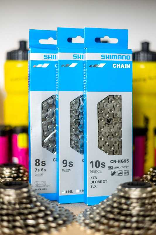 Новая цепь Shimano HG95, 10ск, 116 зв