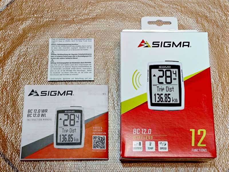 Велокомпьютер беспроводной SIGMA BC 12.0 STS