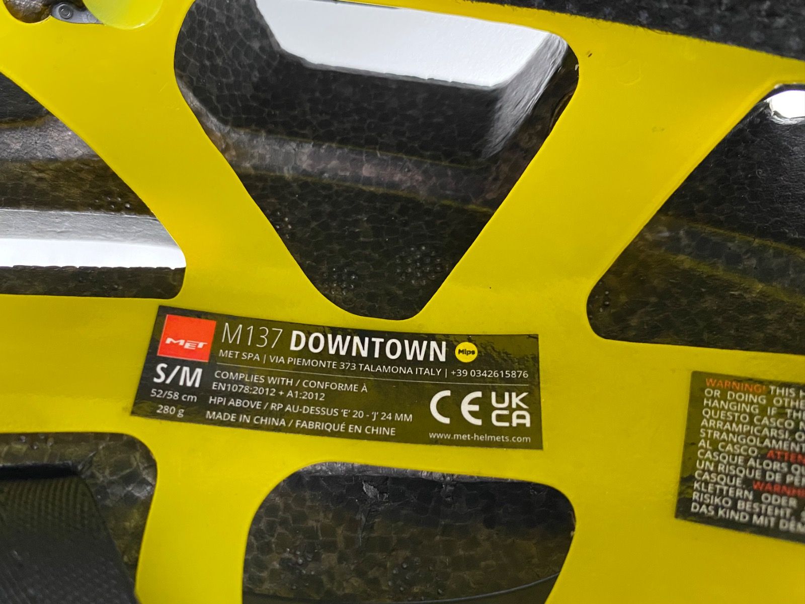 Шлем Met Downtown Mips, р. S/M (52/58)