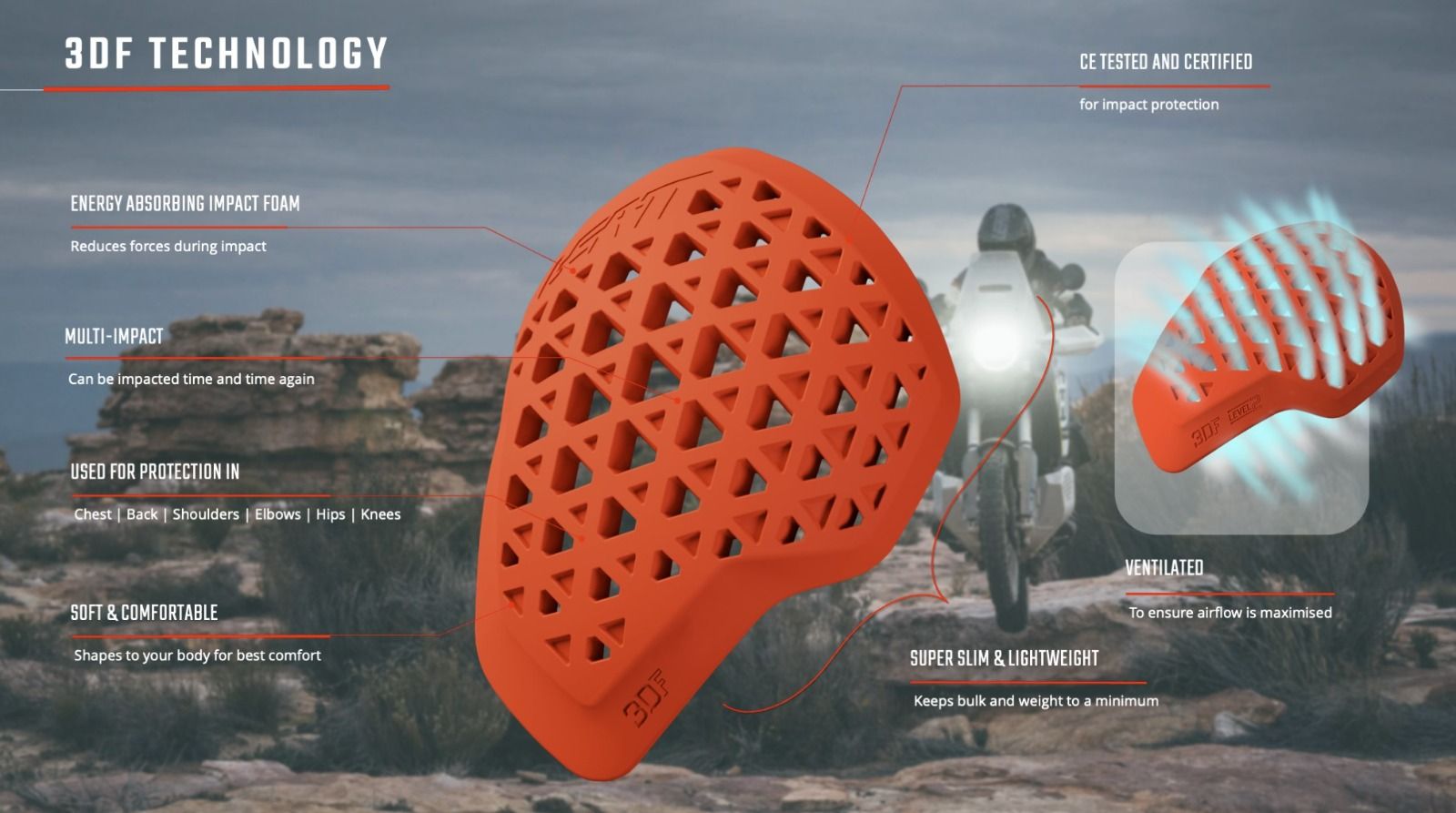 Защита колен Leatt Knee Guard 3DF Hybrid для вело (велосипеда), моноколеса, самоката, роликов и т.п.