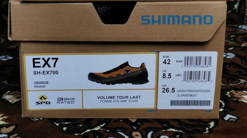 Shimano SH-EX700 туристические велотуфли с SPD (BOA, ULTREAD EX)