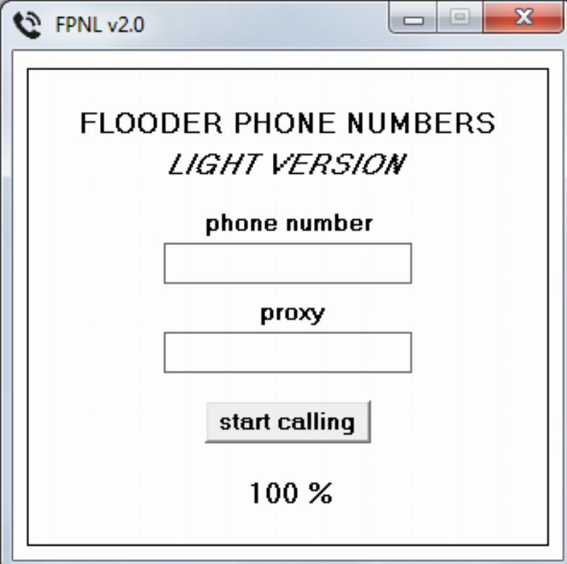 Phone Flooder. Флудер телефонов. Массовые звонки на телефон