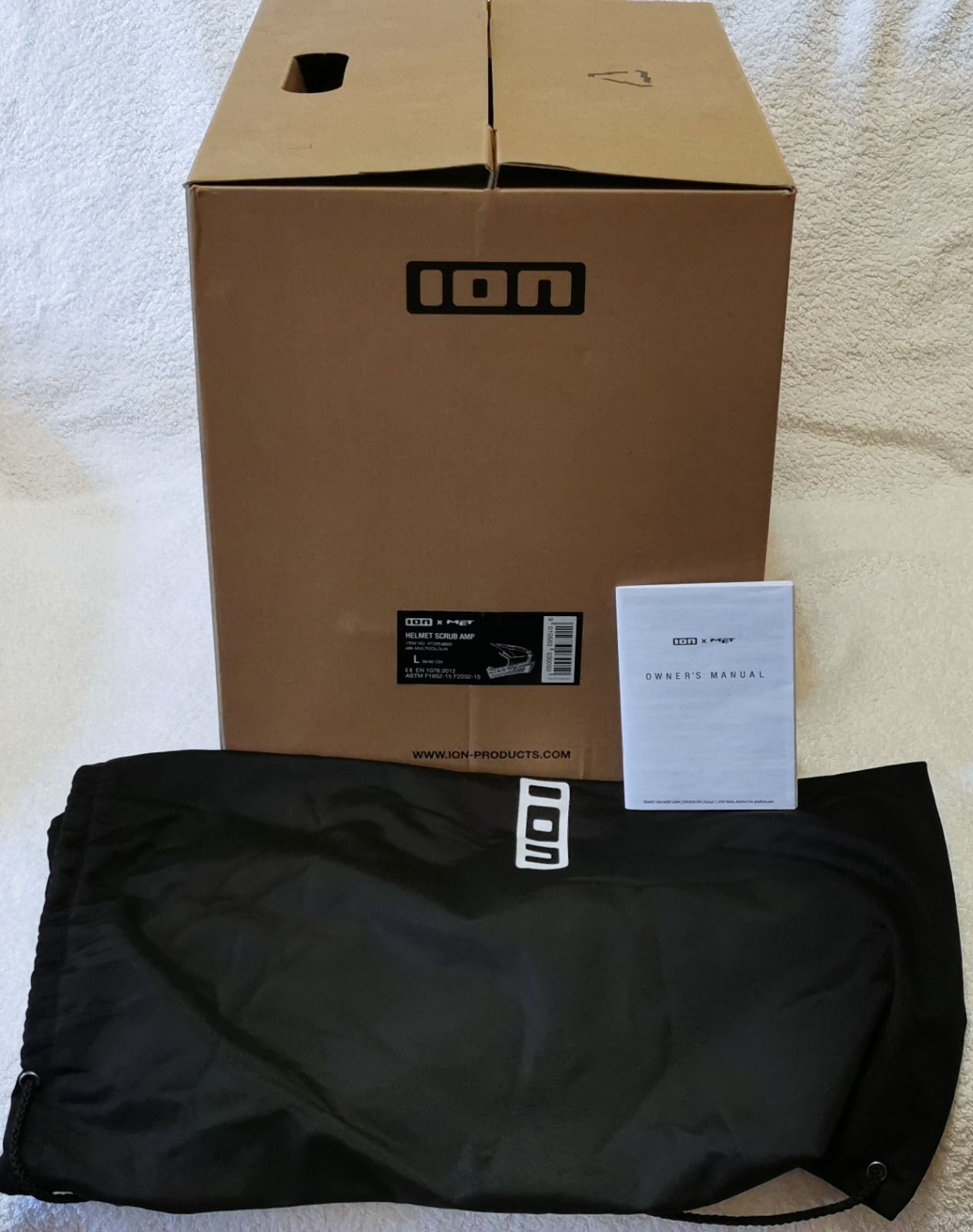 Полнолицевой шлем (фулфейс) ION Scrub Amp Helmet. Европа