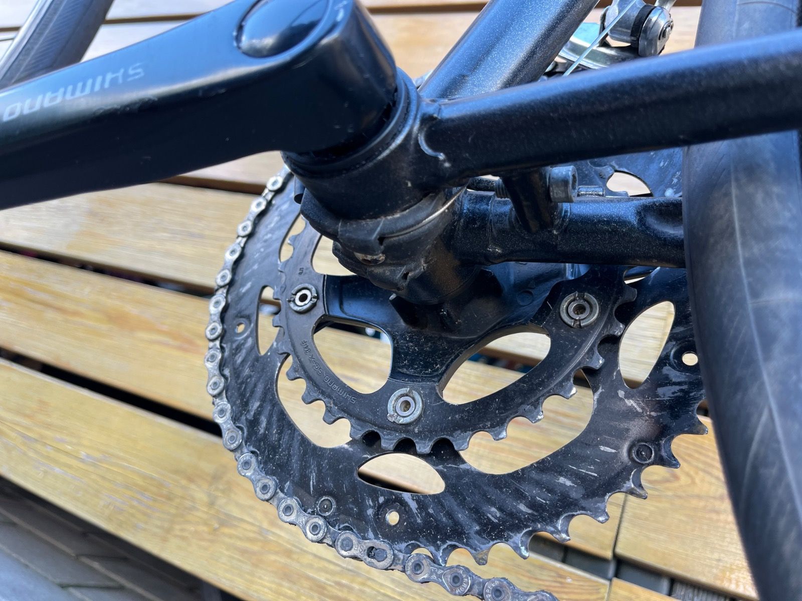 Шоссейник на базе ХВЗ и навеске Shimano