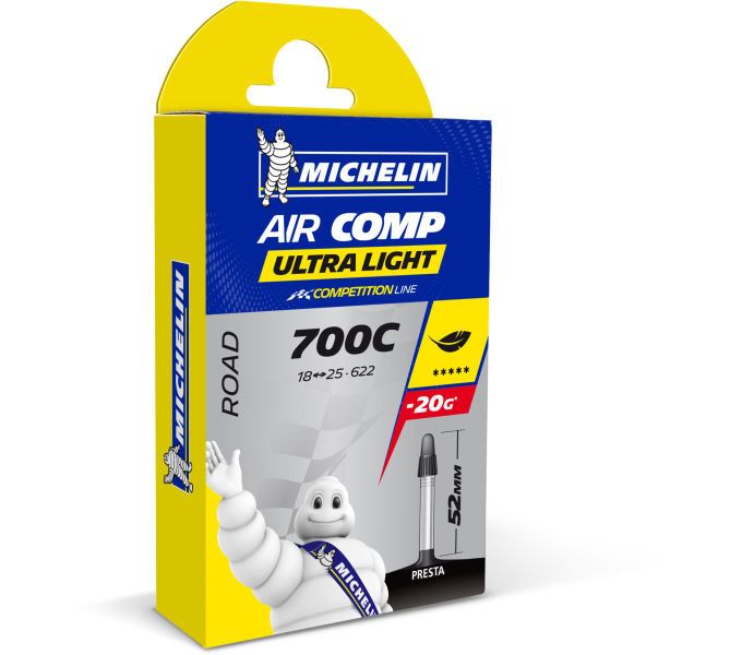Камера Michelin Air Comp Ultra Light 700x18-25C presta 52mm