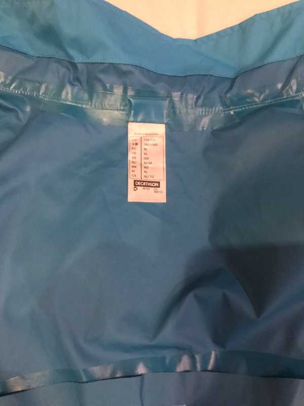 Дождевик DECATHLON ORIGINAL , шапочка Asics