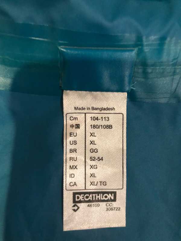 Дождевик DECATHLON ORIGINAL , шапочка Asics