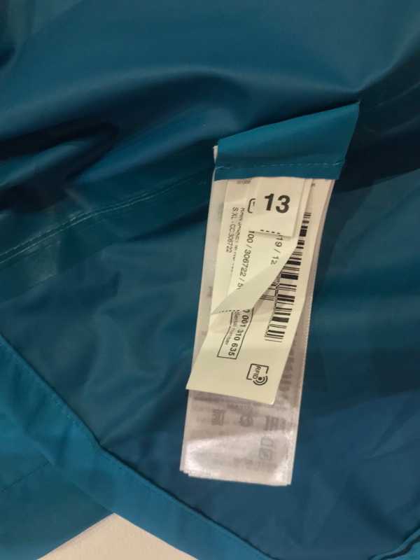 Дождевик DECATHLON ORIGINAL , шапочка Asics