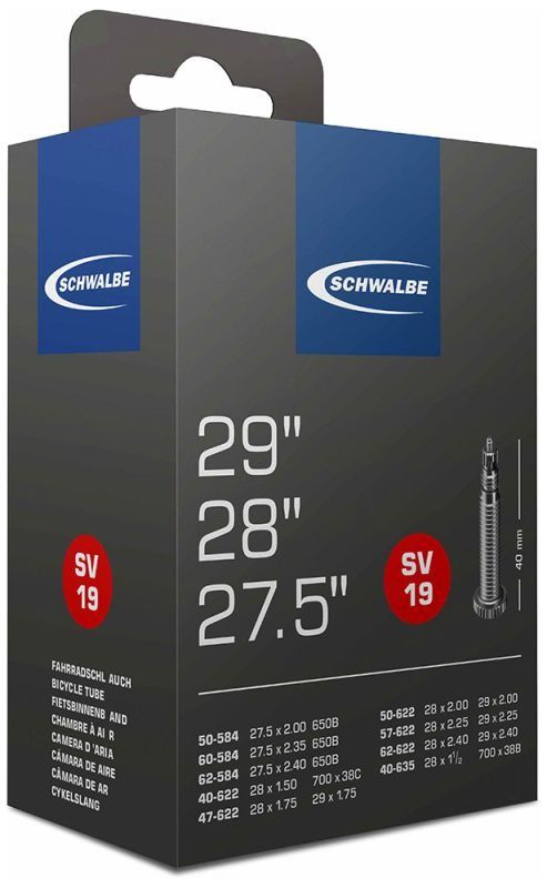 Велокамера Schwalbe SV 19 Tube 27.5/28/29''