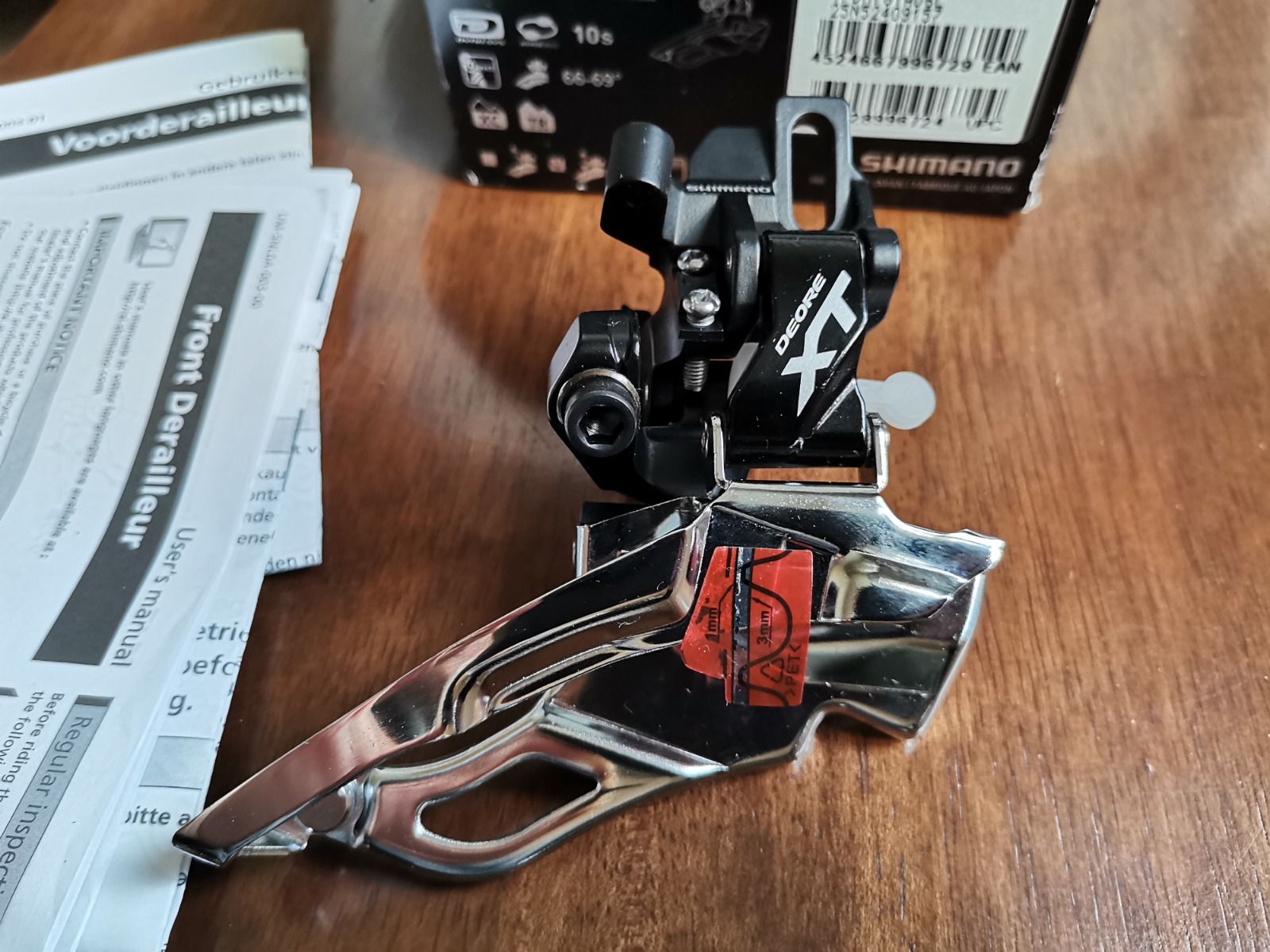Shimano Deore XT FD-M781-A-D Передней переклюк 3x10