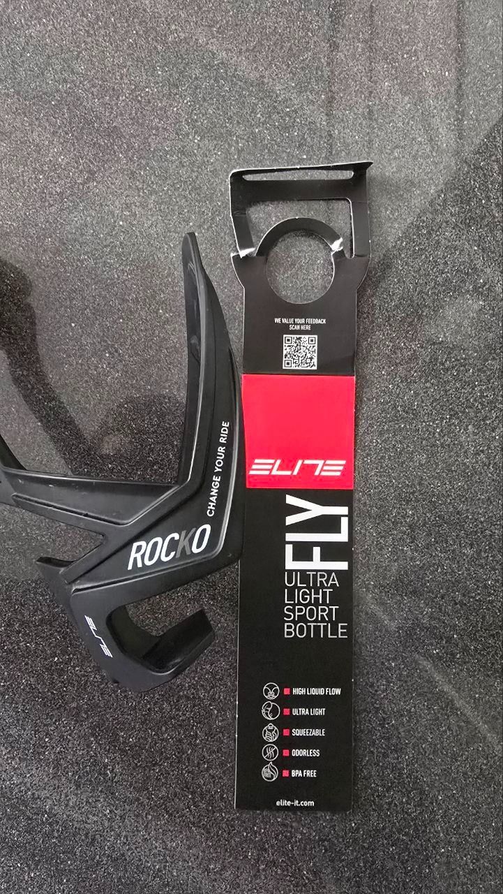 Флягодержатель Elite Rocko Carbon