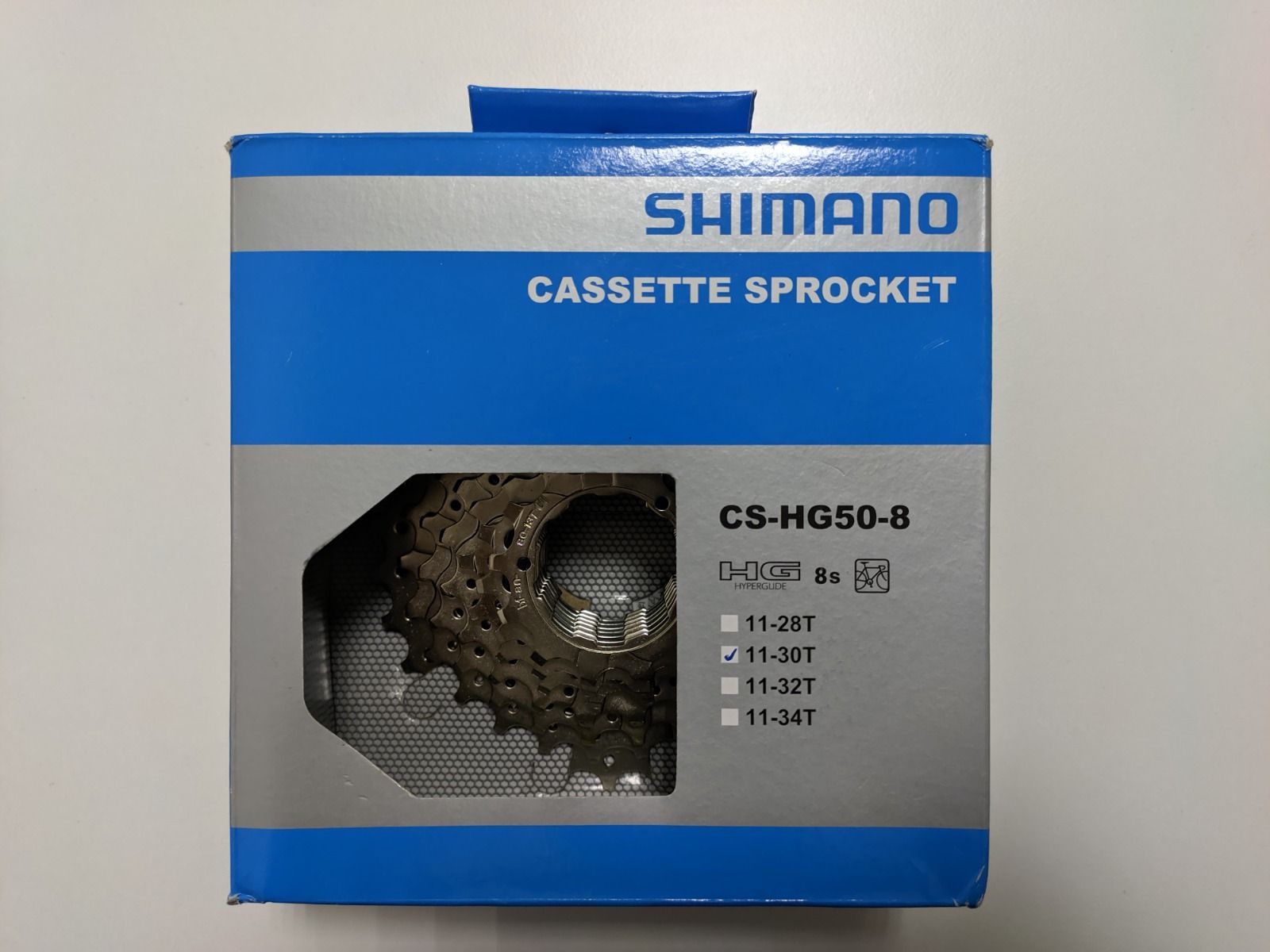 Новые кассеты Shimano HG50-8, 8ск, 11-30 и 11-34