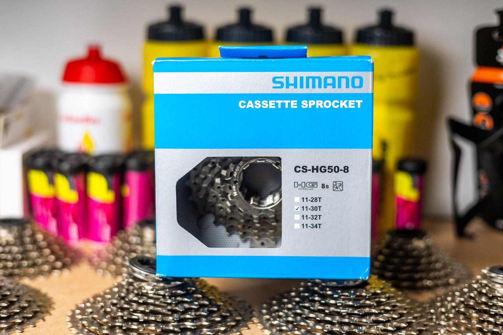 Новые кассеты Shimano HG50-8, 8ск, 11-30 и 11-34