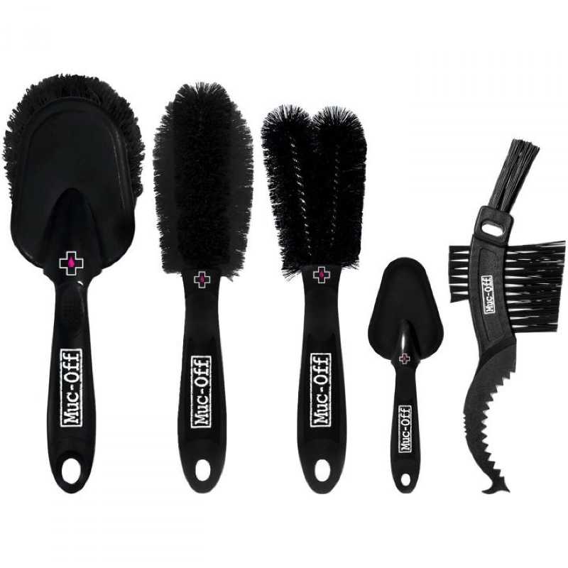 Набор щёток Muc-Off Premium Brush Kit 5шт для мойки велосипеда