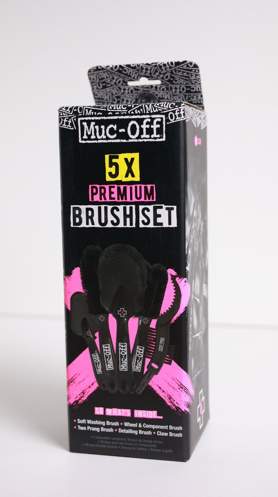 Набор щёток Muc-Off Premium Brush Kit 5шт для мойки велосипеда